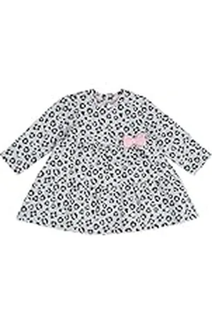 chicco Vestido Manga Larga Vestido Bebé-Niñas Gris 3 meses