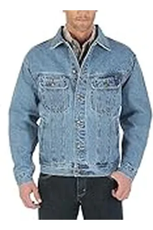 Wrangler Chaqueta Vaquera sin Forro Resistente, , 3XL para Hombre