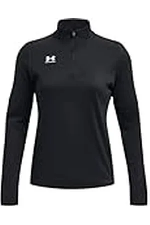 Under Armour UA Challenger Midlayer Camiseta de manga larga para mujer, cómoda camiseta de deporte para el fútbol, color /blanco