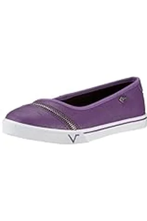 Vans ALLSTON Crackle PURPEL Ballerina VHA936U - Bailarinas de Ante para Mujer, Color , Talla 41