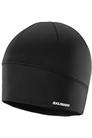 Salomon Active Gorro Trail Running Senderismo Trail Running Senderismo MTB Unisexo, Versatilidad, Calidez, Cuidado fácil, Negro, Talla única