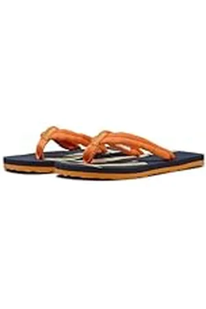 PUMA Epic Flip V2 JR, Chanclas, New Navy-Pistachio Green-Orange GLO, 39 EU