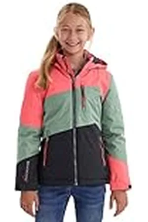 Killtec Niñas Chaqueta funcional con capucha Lynge GRLS JCKT B, , 140, 35490-000
