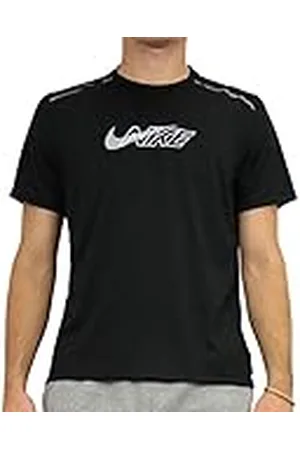 Nike M Nk DF Miler SS Flash NV Short Sleeve Top, Hombre, , 2XL