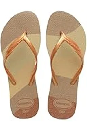 Havaianas Fantasia Gloss, Chanclas Cómodas, Minimalistas y Versátiles, con Toques Brillantes, Mujer