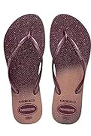 Havaianas Slim Gloss, Chanclas Elegantes, Duraderas y Versátiles, Con un Toque de Brillo, Suela Antideslizante, Mujer
