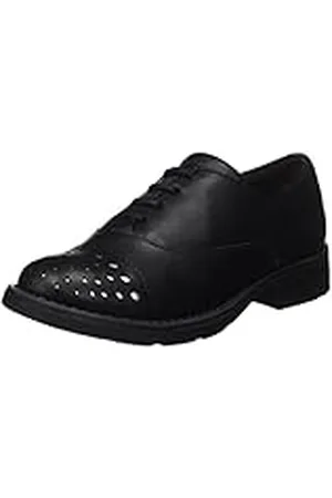 Geox JR Sofia I, Zapatos de Cordones Oxford, (Black), 28 EU