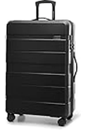 Wittchen Maleta Trolley Grande Maleta rígida ABS con 4 Ruedas Ruedas giratorias Cerradura de combinación Asa telescópica Comodo Line Gris