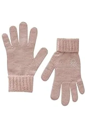 Benetton GUANTI IN Maglia 107TCG003 Guantes y Manoplas, , 3XL para Niñas