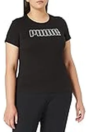 PUMA Rebel Graphic tee Camiseta, Mujer, Black, XL