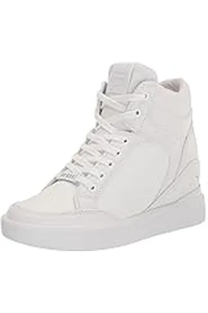 Guess Tenis Blairin para Mujer, Blanco (White Logo), 39 EU