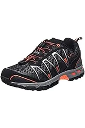 CMP Altak Shoe WP, Zapatillas de Trail Running Hombre, Black-Flash Orange, 41 EU