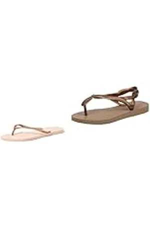Havaianas Luna, Sandalias Mujer, Rose Gold Rose Gold, 37/38 EU Top Tiras, Chanclas para Mujer, Dorado (Rose Gold), 37/38 EU