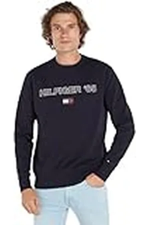 Tommy Hilfiger Hombre Sudadera sin Capucha, , XL