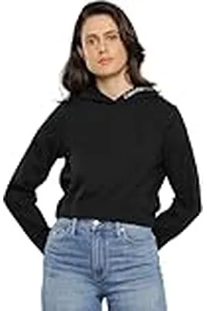 Calvin Klein Jeans Milano Hoodie J20J222200 Camisetas de Punto de Manga Larga, , 3XL para Mujer