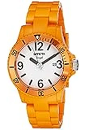 Invicta 1210 - Reloj de Cuarzo para Mujeres, Color Naranja