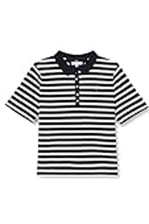 Tommy Hilfiger CRV 1985 REG Pique STP Polo SS WW0WW42755 Polos de Manga Corta, , 48 para Mujer