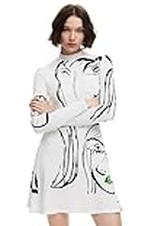 Desigual Vestido de Manga Larga para Mujer, , L