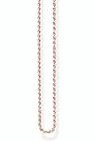 Thomas Sabo Collar de Cordón Plata Chapadaen Oro KE1348-415-12-L70, 70 cm