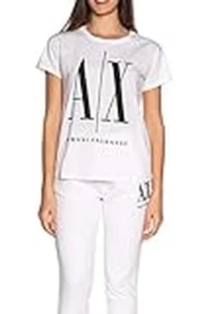 Armani Exchange Icon Project T Camiseta para Mujer, , XXL