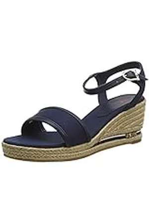 U.S. Polo Assn. Lillian Rope, Sandalias de Talón Abierto Mujer, Azul (Dk Bl 002), 40 EU
