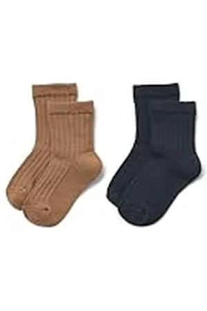 WHEAT 2 PK Wolle Rib Socken Vilde Calcetines, , 21-24 Unisex niños