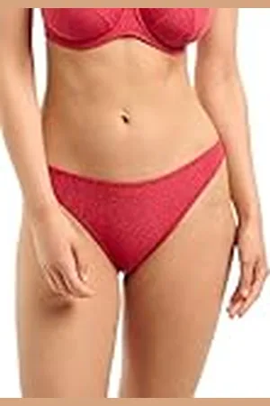 Sans Complexe S, Trajes de baño, Pantalones de baño caídos, Modelo de reflexión, Mujer, su Malla lexed Dorada Que brillará su Tez por el Agua, 42-44, glaseado