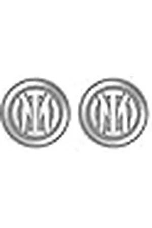Inter F.C. nazionale Pendientes de acero, Mujer, Unisex, Acero Inoxidable, Sin Piedras Preciosas, Unisex, Acero inoxidable, Sin piedras preciosas