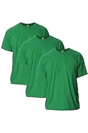 Gildan Camiseta de Ultra Cotton, Estilo G2000, T-shirt para Hombre, , XL (Paquete de 3)