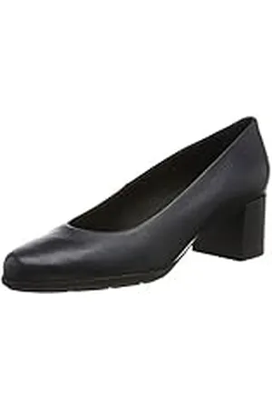 Geox D New Annya Mid A, Zapatos de tacón con Punta Cerrada Mujer, Azul (Navy 85), 39 EU