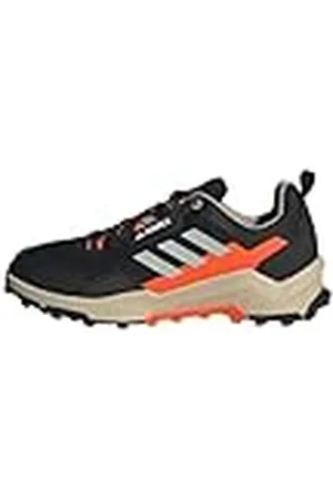adidas Terrex AX4 Hiking Shoes, Zapatos de Senderismo Hombre, Core Black/Wonder Silver/Orange, 41 1/3 EU