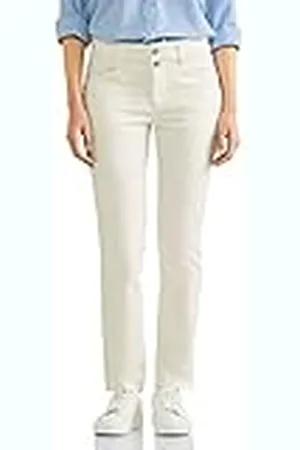 Street one A376310 Pantalón de Tela Slim, , 42W x 28L para Mujer