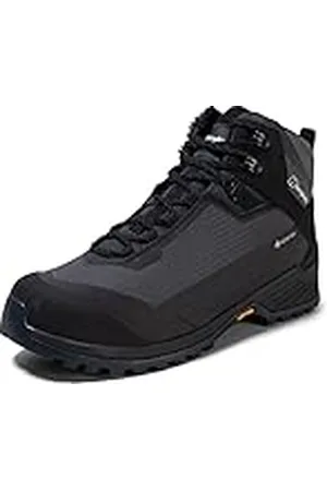 Berghaus Botas de goretex Deception Trail Active para Hombre, Negro/Grisoscuro, 36