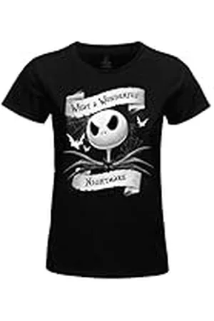 The Nightmare Before Christmas Nightmare Before Christmas Wojackdts017 Camiseta, , S para Mujer
