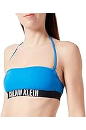 Calvin Klein Mujer Parte Superior de Bikini Bandeau con Relleno, , M