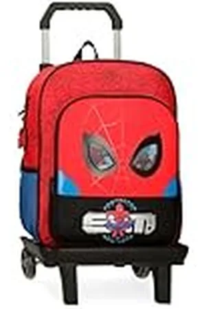 Marvel Spiderman Protector Mochila Escolar con Carro 30x38x12 cms Poliéster 13,68L