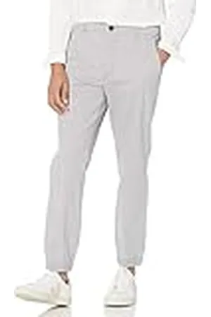 Amazon Pantalones Chinos Estilo chándal de Corte Ajustado Hombre, , L