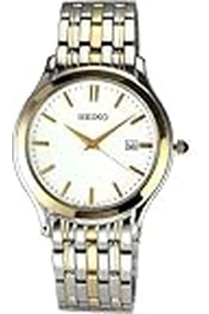 Seiko SKK710P1 - Reloj analógico de caballero de cuarzo con correa de acero inoxidable multicolor - sumergible a 30 metros