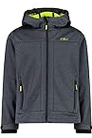 CMP Chaqueta softshell infantil melange con capucha fija, , 152