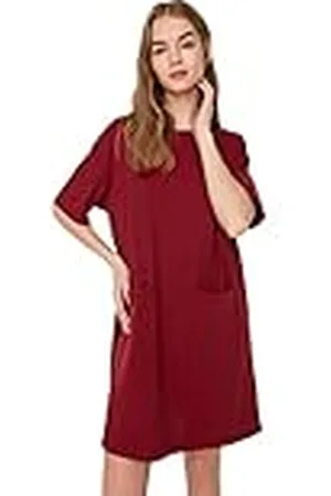 Trendyol Bolsillo Vestido de Punto detallado, , S para Mujer