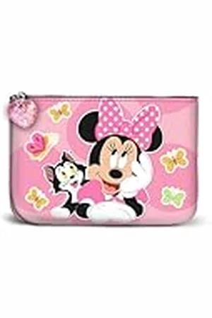 Disney Minnie Mouse Kitten-Monedero Cuadrado Pequeño, Rosa, 13 x 10 cm