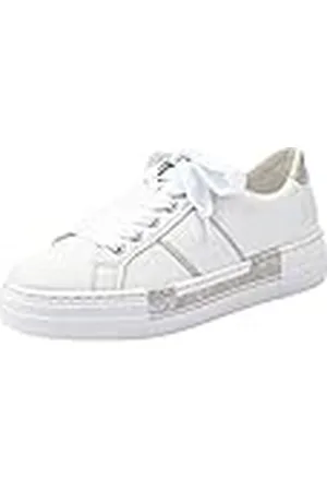 Rieker Spring/Summer N4902, Zapatillas de Deporte Mujer, White, 39 EU