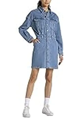 Lee Button Down Dress Vestir, , X-Large para Mujer