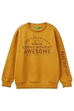 Benetton Jersey G/C M/L 3J73C10L7 Sudadera con Capucha, , 140 cm Niños y niños