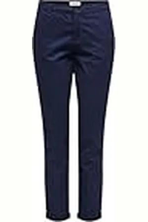 ONLY Chino Trousers ONLPARIS Slim Fit Chino Trousers Navy Blazer 36 32