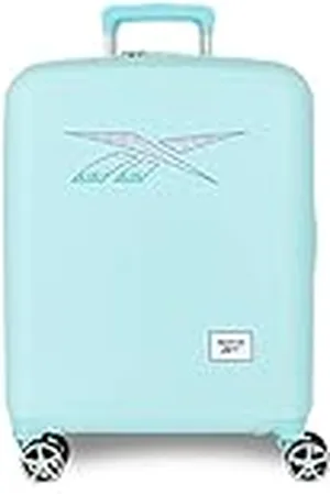 Reebok Maleta de Cabina Turquesa 40x55x20 cms Rígida ABS Cierre TSA Integrado 38,4L 2 kgs 4 Ruedas Dobles Equipaje Mano