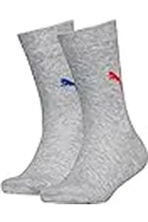 PUMA Easy Rider Junior Calcetín clásico, Mélange/Red/Blue, 23-26 Unisex niños