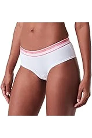 Emporio Armani Stretch Cotton Logoband Cheeky Pants Mujer, , XL