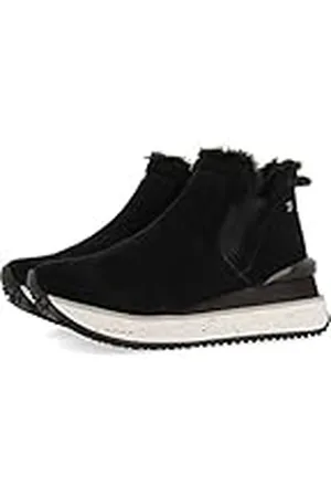 Gioseppo Sneakers Negras Estilo botín con Detalle de Pelo para Mujer VAKSDAL