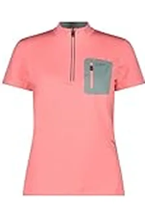 CMP Camiseta elástica de Bicicleta para Mujer, Camiseta de Mujer